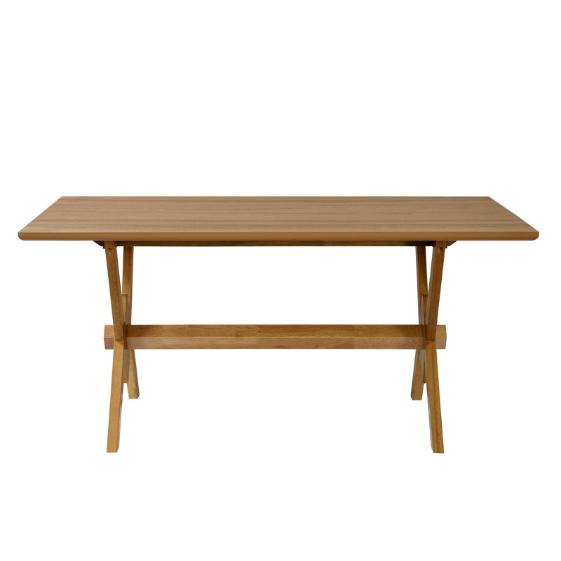Double V Dining Table, Natural