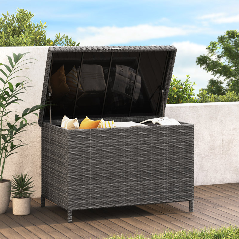 Boîte de rangement imperméable GAIA 125 gallons, Brun