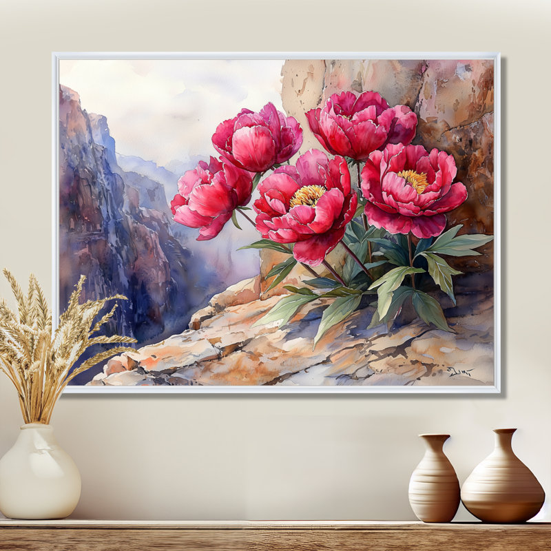 Peintures sur toile Inmar, Impression encadrée flottante, H 16 po x l 32 po, Blanc