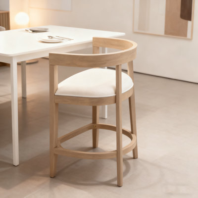 Rubberwood Counter Stool