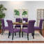Ensemble de salle à manger 7 pièces Ashford, table de salle à manger en épingle à cheveux avec 6 chaises, 4 options de couleurs