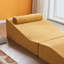 Canapé convertible en velours l 40,16 po x P 30,31 po x 17,32 po Modasi-129379687-129379686