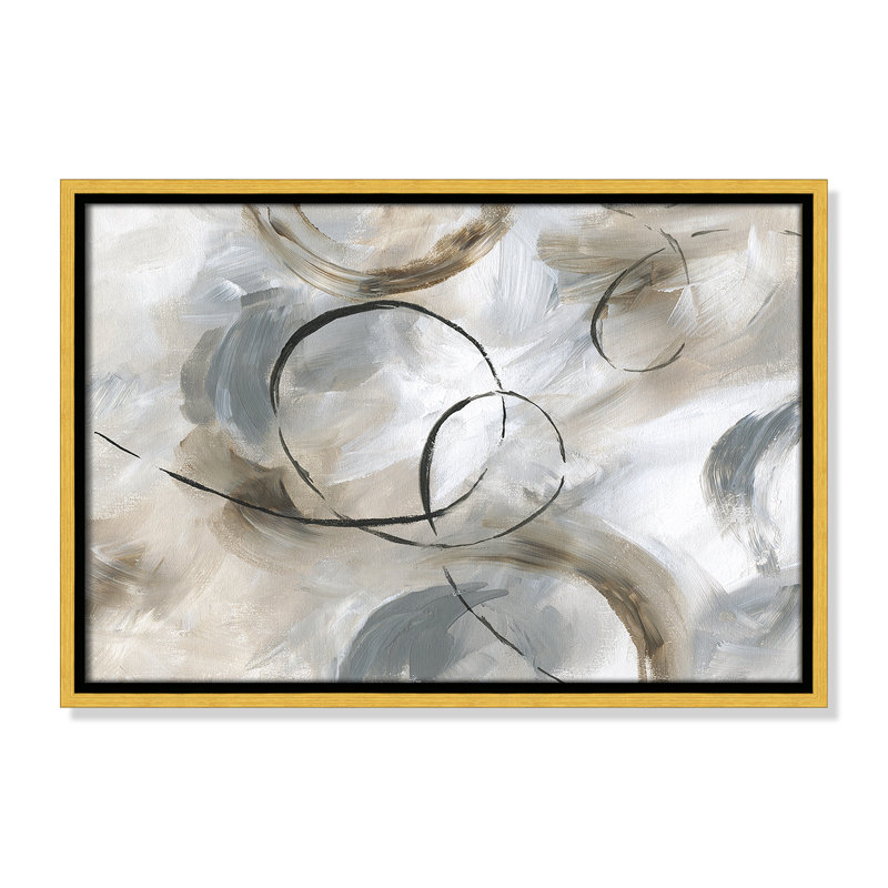 Allegro Print par Nan, H 13,5 po x l 19,5 po x P 2 po, Or