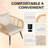 4-Person Patio Conversation Sets with Cushions-532698091