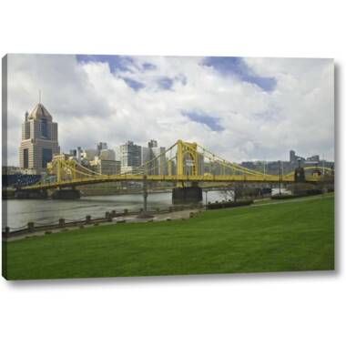 Trademark Fine Art 'PNC Park Fireworks Pittsburgh' Canvas Art by Ron Magnes