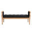 Banc capitonné avec accoudoirs courbés-1694824184