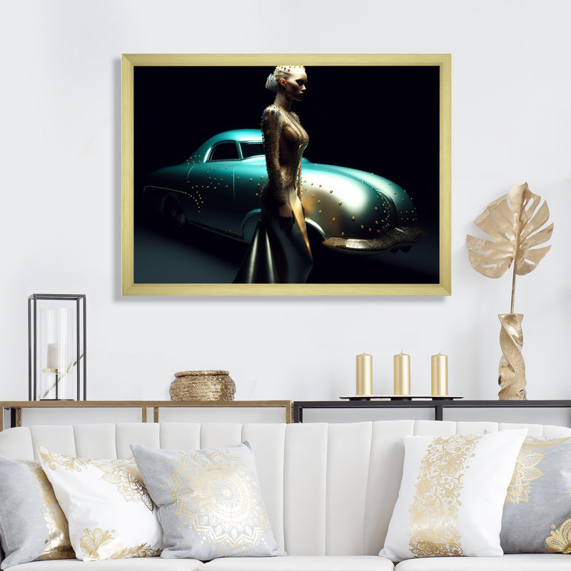 Impression sur toile Classic Classic, H 34 po x l 44 po x P 1,5 po, Cadre doré simple