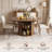 Extendable Round Dining Table