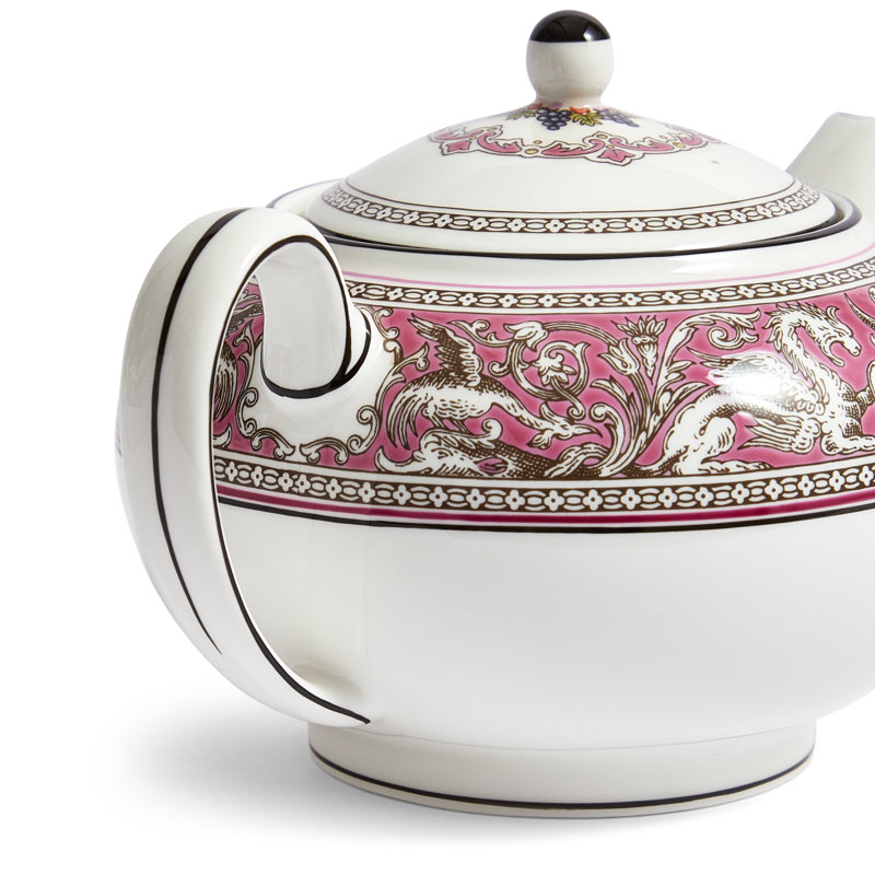 Florentine Colours Teapot 27floz, Pink