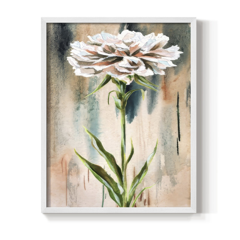 «Emerald Dream II», H 11 po x l 9 po, Blanc