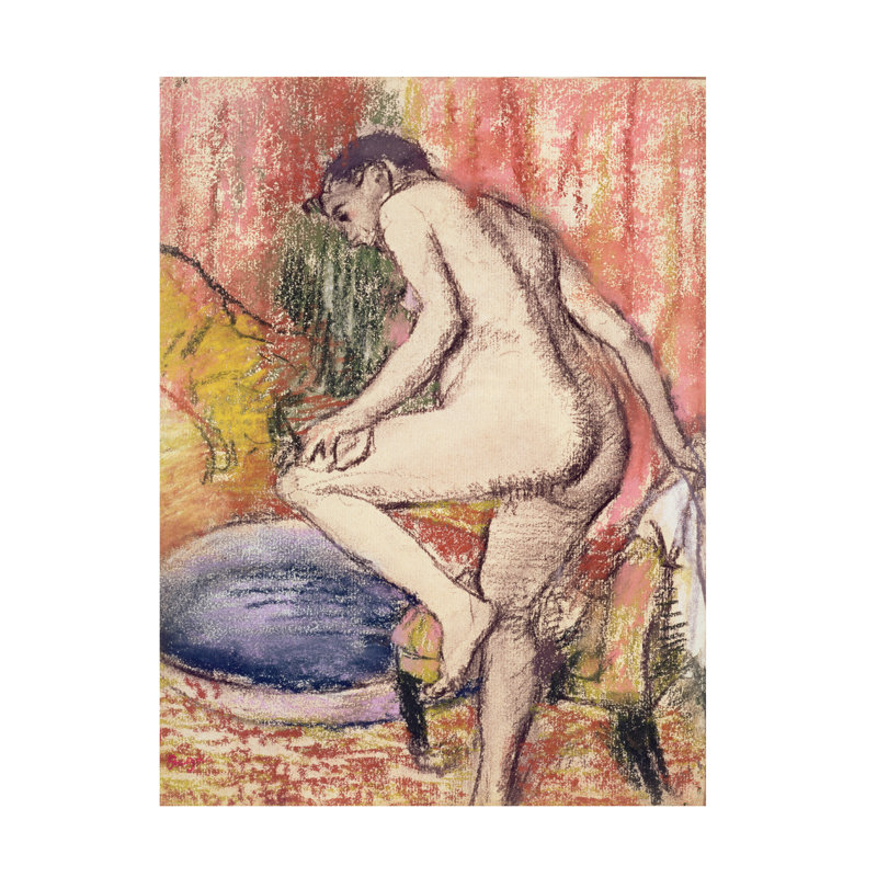 Art sur toile, Edgar Degas, la toilette, 1883, H 47 po x l 35 po
