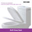 Poseidon one-piece compact toilet, powerful and quiet dual flush, space-saving design, round comfort height-64620266