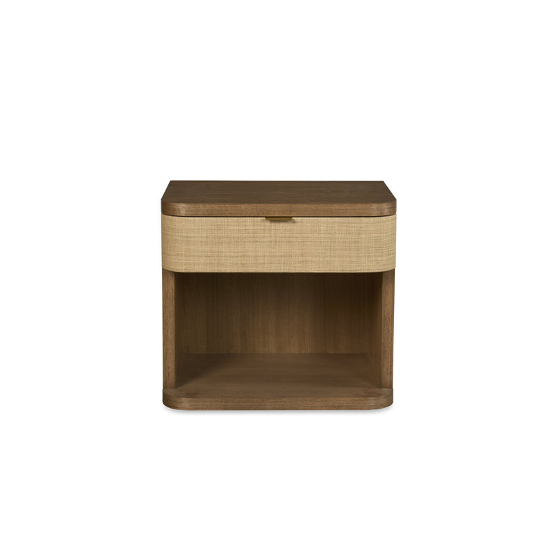 Caribe 1 - Drawer Solid Wood Nightstand