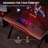  Armas Gaming Desk With Carbon Fibre Surface- A Shaped 40" Gamer Desk Computer Workstation Home Office Ergonomic PC Desk Simple Gaming Table Home Office Desks-1817490795