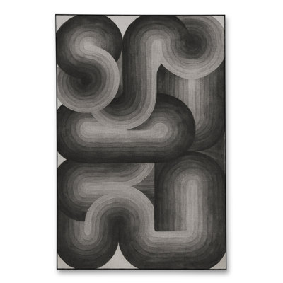 Tapis noir Mosso