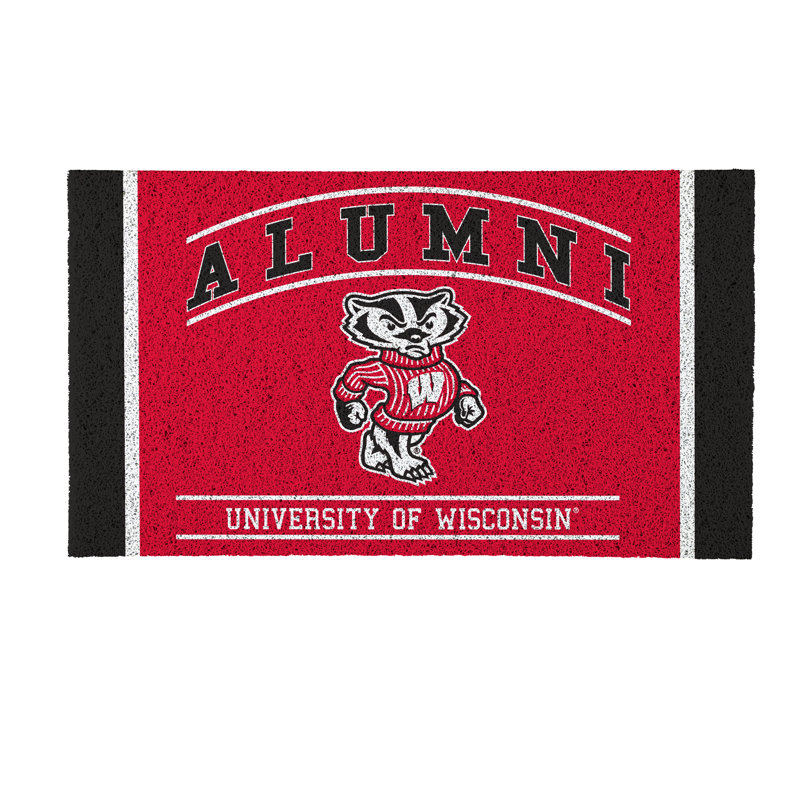 Tapis en PVC Université de Wisconsin-Madison, 28 po x 16 po