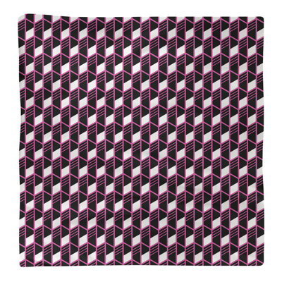 Serviette en coton à rayures géométriques classic