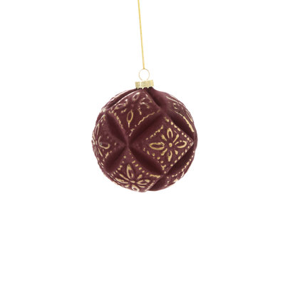 Embossed Ornament 4"