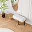 Boucle Upholstered Bench-1217625663