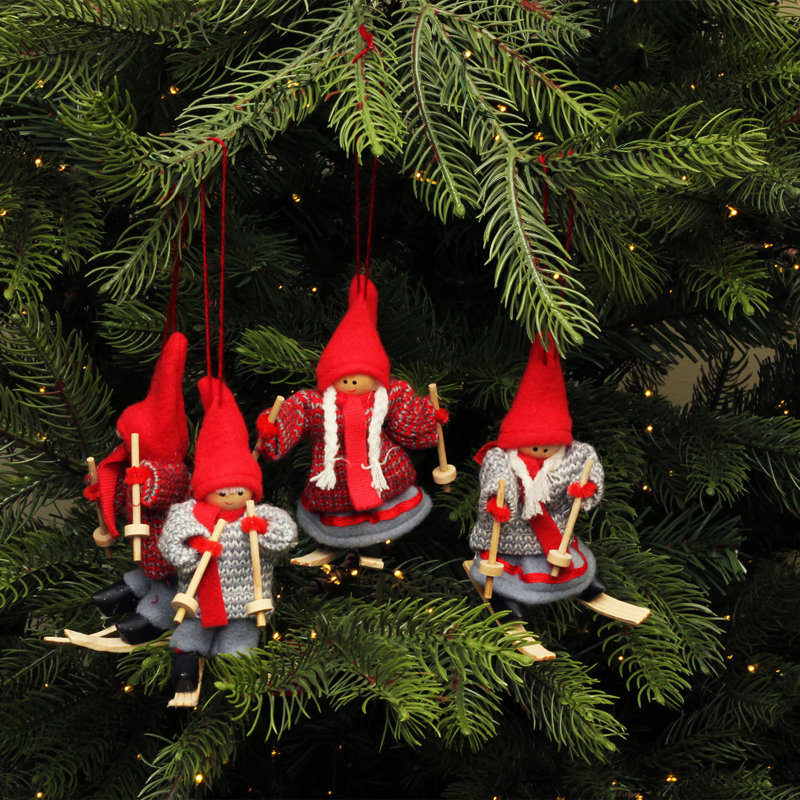 Ensemble de 4 décorations de Noël pour enfants