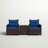 Chunn 2 - Person Patio Conversation Sets with Cushions-329014503-268894460