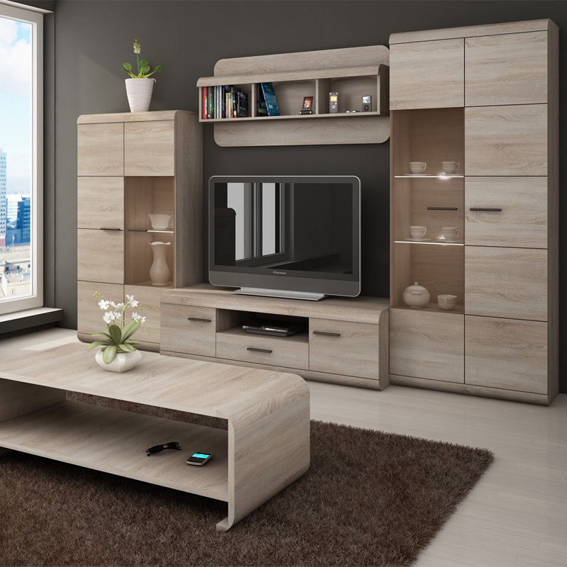 Beneduce Cube Shelf, Light Brown