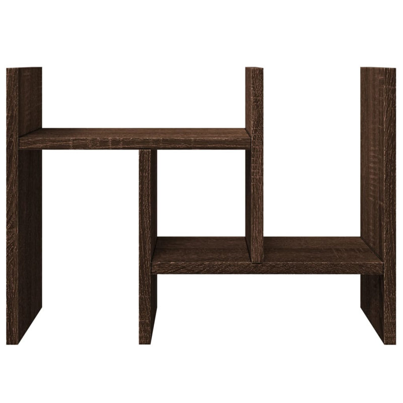 Desk Organiser 34.5X15.5X35.5 Cm Engineered Wood, Brown Oak
