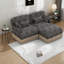 Modular Deep Seat Sofas, Chenille Leopard Modern Home Living Room