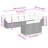 vidaXL Sofa Set with Cushion 8 pcs Grey Poly Rattan-803699113