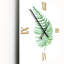 Horloge murale de style tropical feuille de Monstera III-394426063