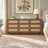 57.8" W 9-Drawer Dresser for Bedroom, Rattan Storage Dresser -Brown-191488231-185826605