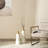 Modern White & Gold Stripes Metal Vase Floor Vase