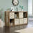 Sauder Stow-Away 8-Cube Organizer With Fabric Bins, Versatile Storage Solution For Home And Office