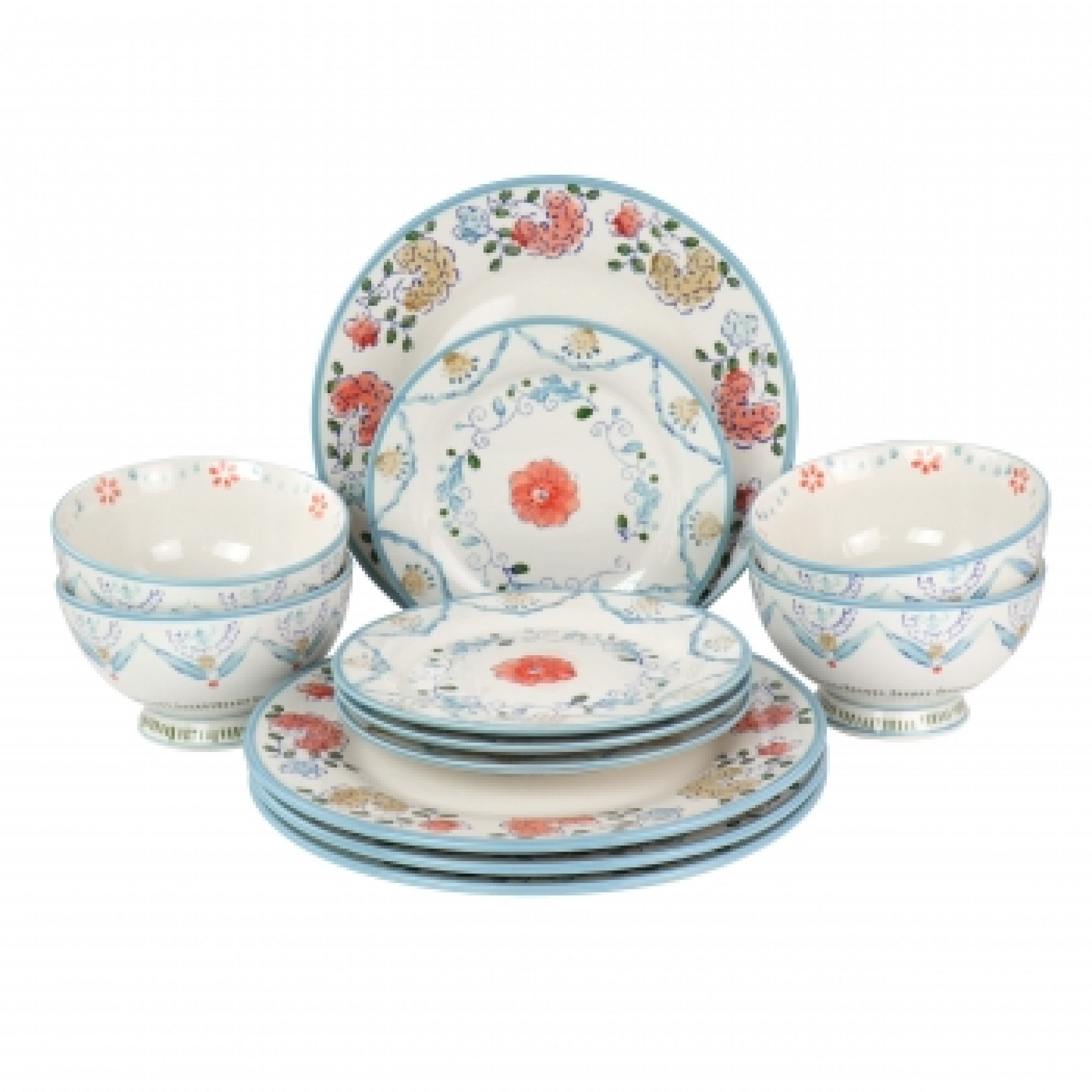 Gibson Elite Anaya 12 Piece Dinnerware Set, Service for 4 | Wayfair