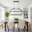 Alfreda 5 - Light Dimmable Steel Chandelier