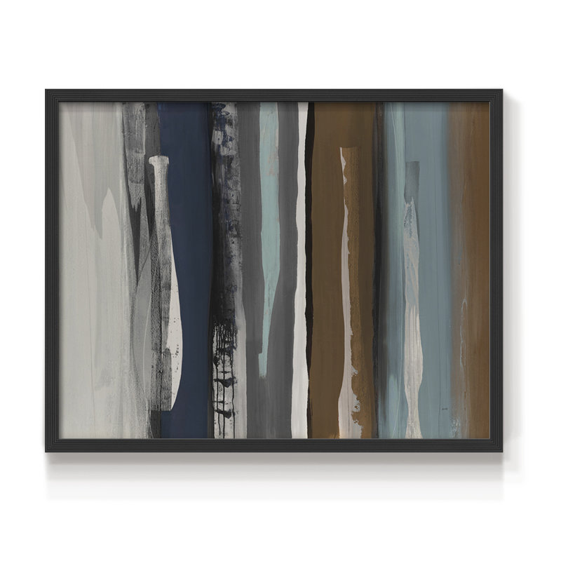 Luna Park V30 -Framed Print - Restickable, H 16 po x l 20 po, Noir, noir, noir, noir