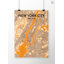 Carte de New York, impression sur papier-31734284