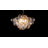 Modern Glass Ceiling Light,5 Light Nordic Bubble Ball Swirled Glass Globe Chandeliers Gold Light Fixtures For Bedroom Dining Room Living Room Kitchen Entryway D25.2in Ul Listed-469218538