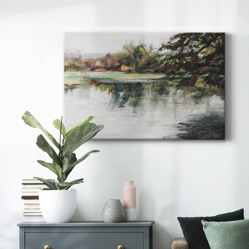 Sur toile tendue, H 12 po x l 18 po
