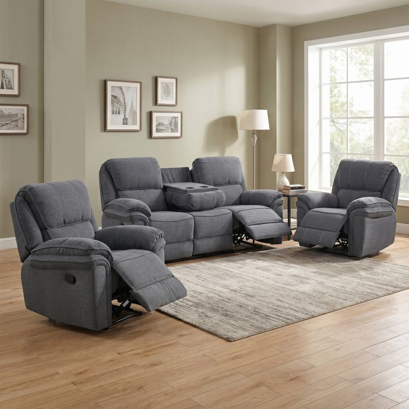Altovese Sofie Piece Reclining Sofa Set