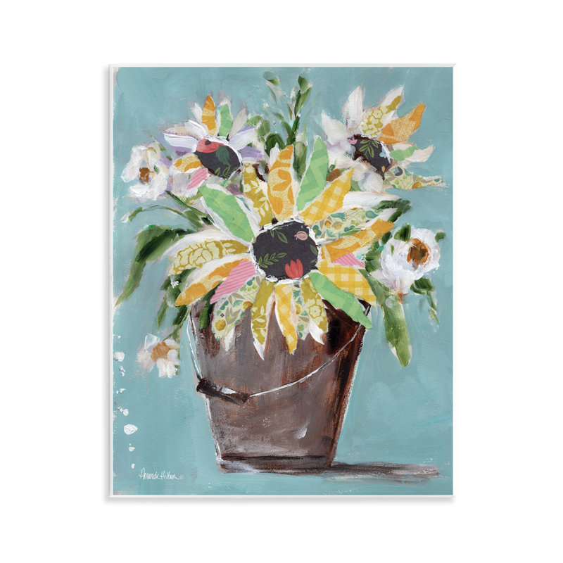 «Flower Bucket Bouquet» par Amanda Hilburn