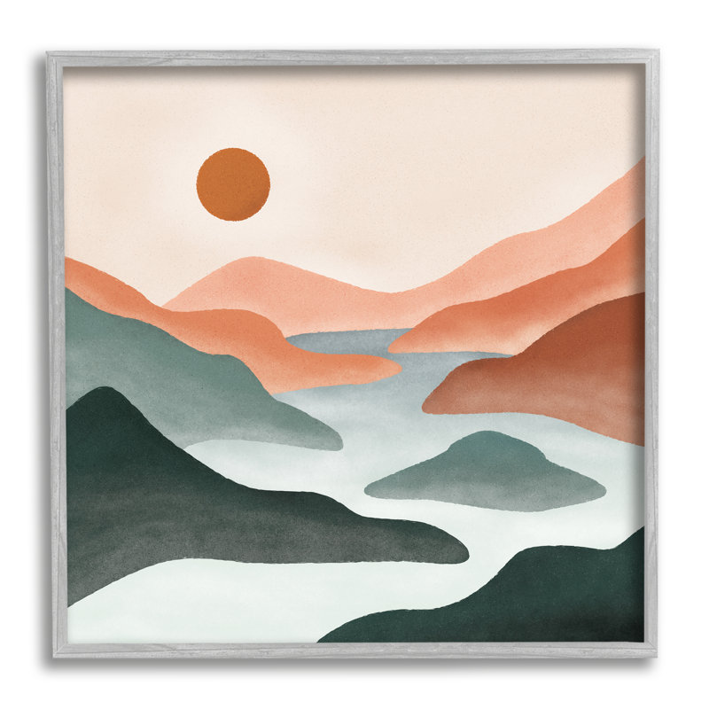 «Floater Frame», reproduction d'impression sur toile, H 24 po x l 24 po x P 1,5 po, Estampe numérique Farmhouse