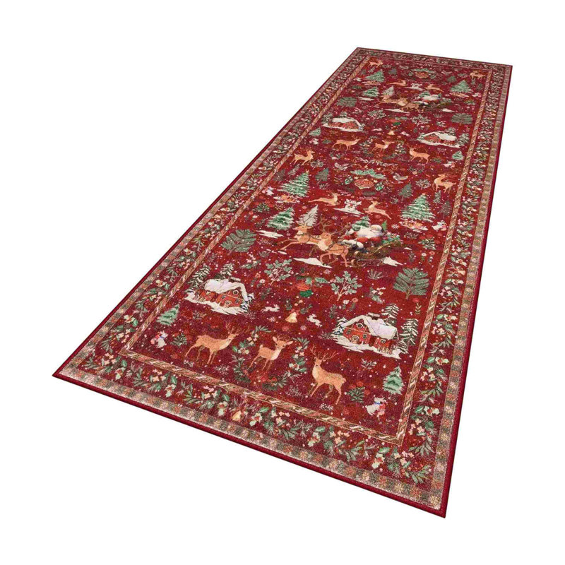 Tapis de couloir pour salle de bain Christmas, C, Rectangle 15.75 " x 11.81 "