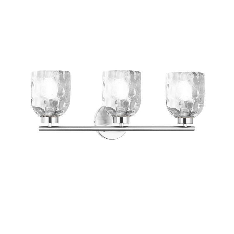 Éclairage pour meuble-lavabo 3 lumières Griffith, Chrome poli