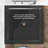 36-Inch X 36-Inch Black Shower Base 3.5-Inch Height Non-Slip Acrylic Center Drain Double-Threshold Shower Base
