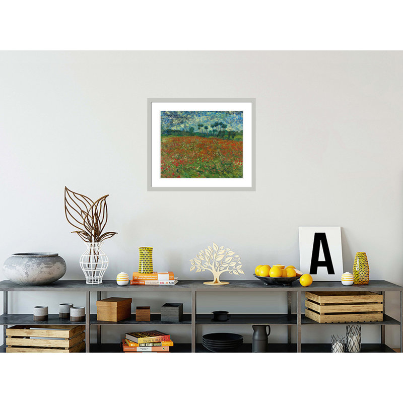 «Field with Poppies» par Vincent van Gogh, 23,5 po H x 27,4 po L