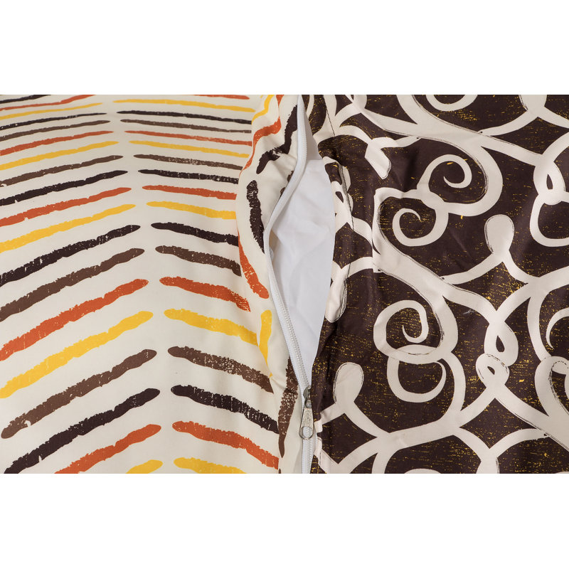 Sabine Polyester Duvet Cover & Insert, King Duvet + 2 King Shams + 1 Throw Pillow