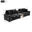 Canapé modulaire rembourré avec accoudoirs de rangement et console centrale pour salon Modern-84966301