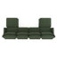 , Quatre sièges, chenille, assorti, éponge de haute qualité, assise ergonomique, assemblage facile, siège en chenille à différentes pièces avec support lombaire mobile, structure en bois, coussins entièrement compressés, élégant