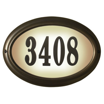 Edgewood Oval Wall Plaque